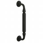 Baldwin2578Richmond XL Door Pull with Roses 10 in. CtC 
