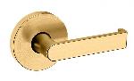 Baldwin5105Estate Lever with 5046 Rose Pre-Configured Set Available in Passage, Privacy, Full Du