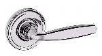 Baldwin5106Estate Lever with 5048 Rose Pre-Configured Set Available in Passage, Privacy, Full Du