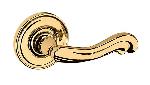 Baldwin5108Estate Lever with 5048 Rose Pre-Configured Set Available in Passage, Privacy, Full Du