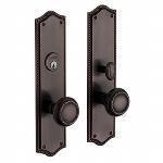 Baldwin 6554-KITBarclay Complete Entrance Set with 5064 Estate Knob, Cylinder and Mortise Lock Bod