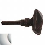 Baldwin6729Turn Knob for 6709/6714 Turnpiece for 2-1/4 in. Max Door Thickness