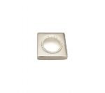 Baldwin6743Contemporary Square Cylinder Collar Only Cylinder is NOT included