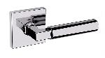 BaldwinL029Estate Lever with R017 Rose Pre-Configured Set Available in Passage, Privacy, Full Du