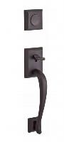 BaldwinNAPxFED-TRRNapa Traditional Handleset with Federal Lever and Round Rose