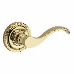 BaldwinCUR-TRRCurve Reserve Lever with Traditional Round Rose